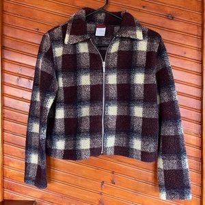 Palmetto’s Vintage Plaid Teddy Jacket